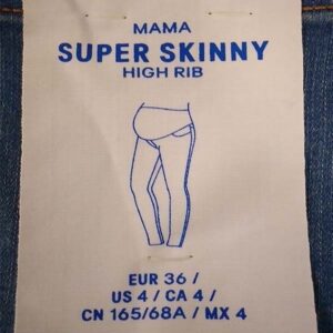 Skinny High Rib Jeans